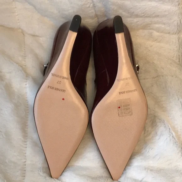 Maeve The Sibley Mary Jane Wedge Heels NWOB size 37/6.5 - Picture 7 of 10
